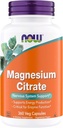 Suppléments, Citrate de magnésium, Fonction enzymatique*, Support du système nerveux*, Critique pour la Fonction enzymatique*, Sans gluten, Vegan, Kosher, Capsules végétariennes non OGM 360