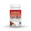 Planetary Herbals Lion's Mane, für Gedächtnis, Fokus und Stimmung*, 1.000 mg - 30 Vegan Kapseln