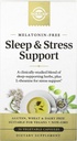 Solgar Sleep & Stress Support, Capsule vegetali, Melatonin Free, Aiuta a rilassarti, Calmarti, Fall Asleep rapidamente, Migliora la qualità del sonno con Valerian, Passionflower, Hops, Non-GMO, 15 Servings, 30 Count