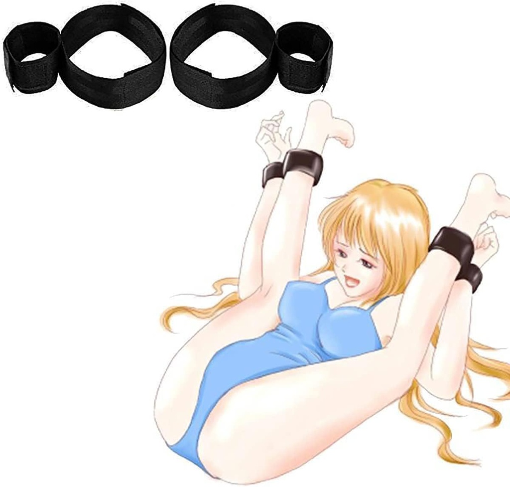 Bed Restraints und Straps Sex Tie Downs für Erwachsene Paare unter Matratze Queen Size Sweater Bett Sex Hand Manschetten-Set Handgelenk Knöchel Spreader Bar Bett Bondage Sex Bed Straps für Erwachsene Spielen Frauen P-1402