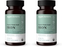 Elemente Bio Ganzes Essen Eisen, 60 Tabletten (Pack von 2)