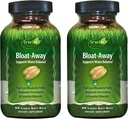 Irwin Naturals Bloat-Away - Wasserbilanzunterstützung - Replenish Electrolytes & Essential Minerals - 60 Liquid Soft-Gels - 2 Pack