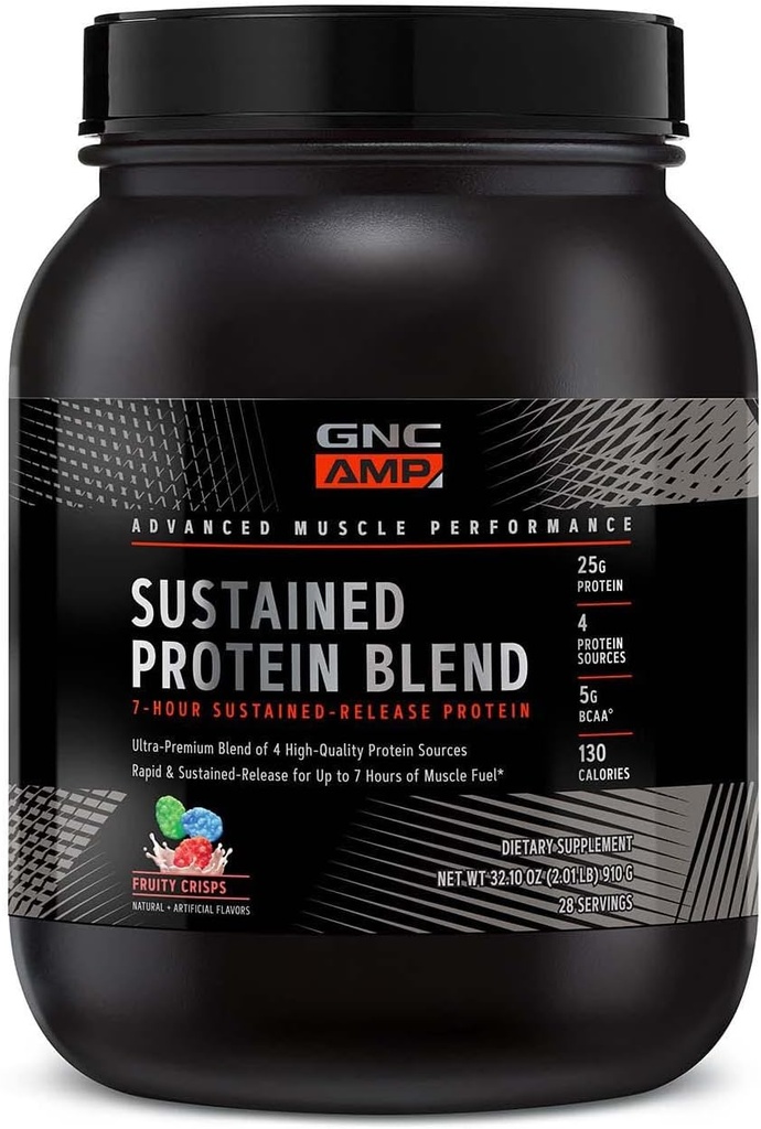 GNC AMP Sustain Protein Blend - Fruttati Crisps (28 Serve)