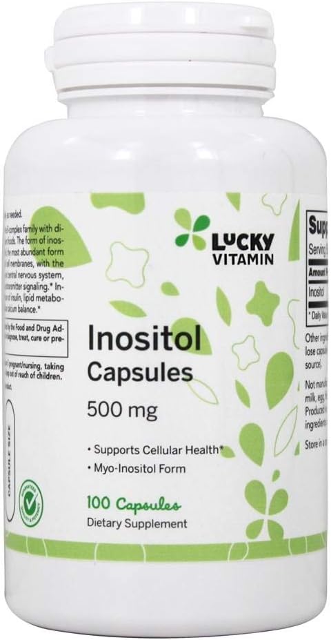 LuckyVitamin - Inositol Cellular Health 500 mg. - 100 Kapseln