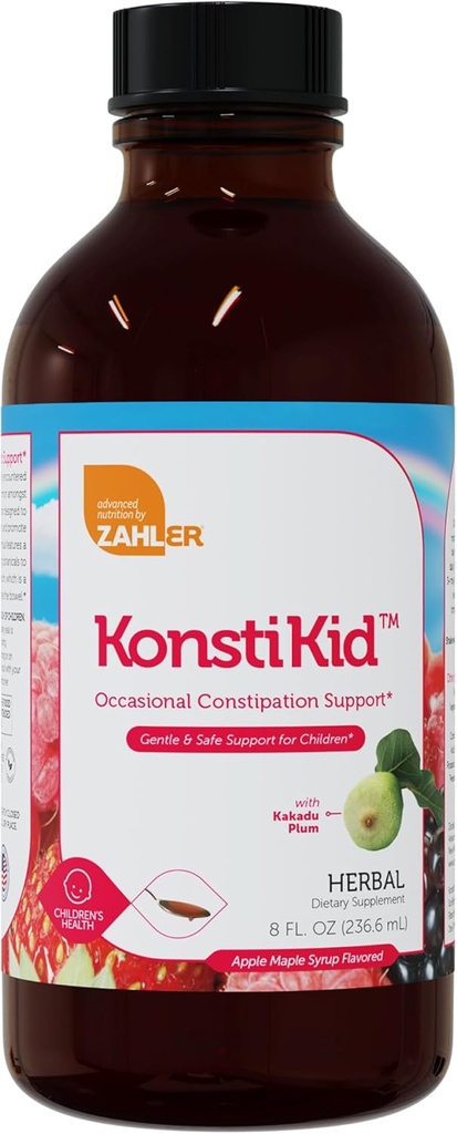 Zahler KonstiKid, Kinder-Beratungs-Supplement, LiquidConstipation Ease, unterstützt Regularity & Digestive Health, 8OZ