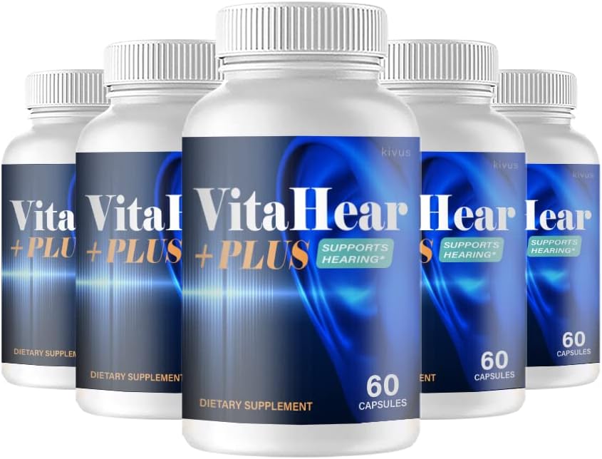 VitaHear Plus - Vita Hear Plus Hörgerät (5 Pack, 300 Kapseln)
