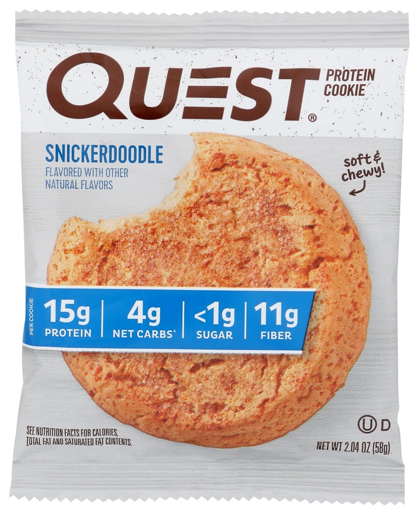 Quest Nutrition Protein Cookie, Snickerdoodle 2,08oz