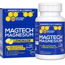 NATURAL STACKS MagTech Magnesium Kapseln + Magtech Getränke Mix Bundle - Unterstützt Entspannung & Gehirn Gesundheit* - 50 Gesamt Servierungen