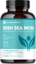 Pure Micronutrients Irish Sea Moss Capsule - Pillole di Seamoss irlandesi organici con Bladderwrack, Burdock & Black Pepper per l'energia, l'immunità, la tiroide, la digestione, la salute del cuore e del chiodo