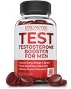 Atlantis Nutrition Testosteron Booster für Männer Gummie - Male Enhancement, Boosts Energy, & optimiert physische Leistung Formuliert w/Tribulus, Horny Goat Weed, Saw Palmetto, Maca Root - 60 Gummies