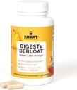 SMART Pressed Juice Digest & Debloat Digestive Enzyme Fast Acting for Acid Reflux Indigestion Heartburn Gas Bloat | All Natural Digestive Health with Apple Cider Vinegar, 90 Kapseln Made in USA