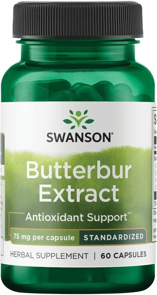 Swanson Butterbur Extract - Standardisierte 75 mg 60 Caps