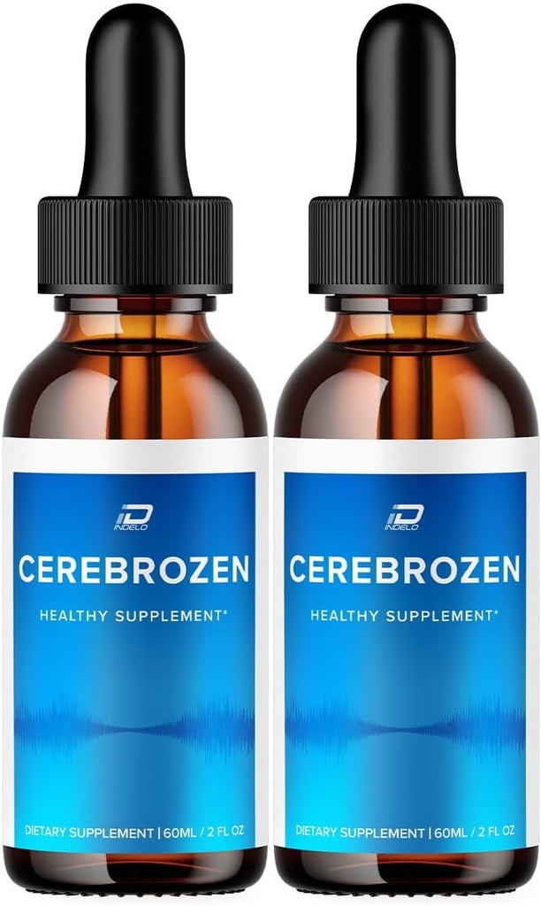 Cerebrozen Tinnitus Ohr Tropfen - Cerebrozen 24, Cerebrozen Flüssigkeitstropfen, Cerebrozen Bewertungen, Cerebrozen Tropfen für Ohrentlastung (2 Pack - 120 ML)