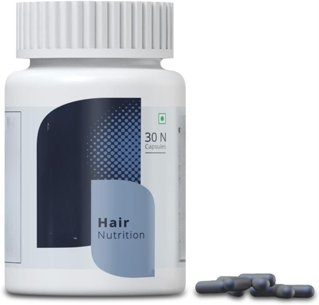 Integratore di nutrizione dei capelli con biotina, vitamine, minerali, aminoacidi e bloccanti DHT per la crescita dei capelli, nutrimento, rafforza e riduce la caduta dei capelli per gli uomini e le donne - 30 capsule di veg (1 mese)