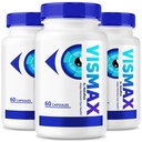 (3 Pack) Pillole VisMax - Formula Ufficiale a Revive Eye Health, VisiMax Eye Vitamins, Tutto Natural Herbal Supplement per Migliorare e proteggere la vista, Vis Max Vision Support Recensioni (180 capsule)