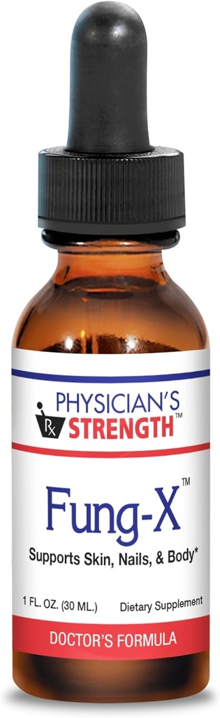 La force du médecin Fung-X - 1 fl oz - Supporte la peau, les ongles et le corps - Non-OGM - 173 portions