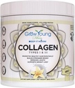 Grow Young Fitness Collagen Protein - Vanille, fördert Haut, Knochen, Gelenke, Gewichtsverlust, Zuckerfrei (12.41 oz) (1 Packung, 20 Portionen)
