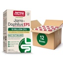 Jarrow Formulas Jarro-Dophilus EPS Probiotics 10 Billion CFU for Intestinal Tract Support, Probiotic Supplement for Gut Health for Women and Men, 120 Veggie Capsules, Up to a 60 Day Supply,Pack of 12