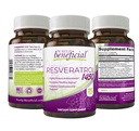 RÉVERATROL 1450-90 jours d'approvisionnement, 1450mg par service d'antioxydants et de trans-résvératrol, favorise l'anti-âge, le soutien cardiovasculaire, les avantages maximaux(1bouteille)