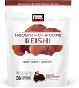 FORCE FACTOR Modern Mushrooms Soft Chews, Reishi Mushroom Supplemento per sostenere il sonno, Stress Relief, & Longevity, Antiossidanti supplemento, Delicious Chocolate Peanut Butter Cup Flavor, 30 Soft Chews