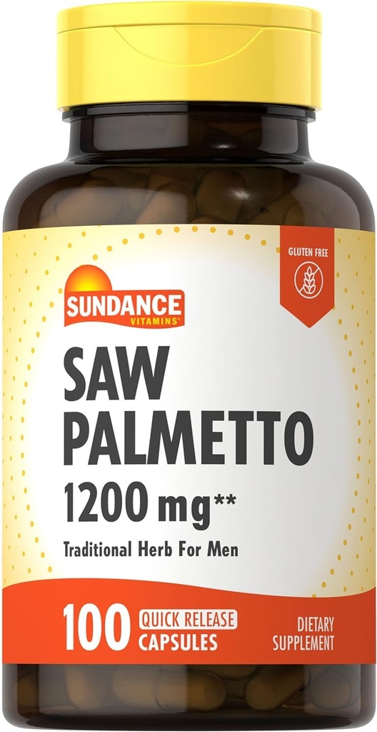 Duft Vitamine Säge Palmetto 1200 mg - 100 Kapseln, Packung von 2