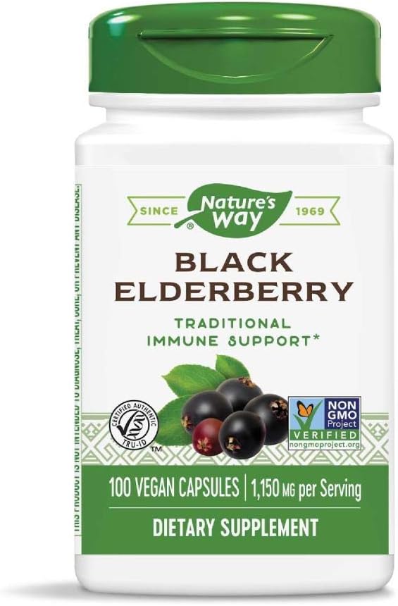 Nature's Way Elderberry, 100 Cap, (Pack von 2)