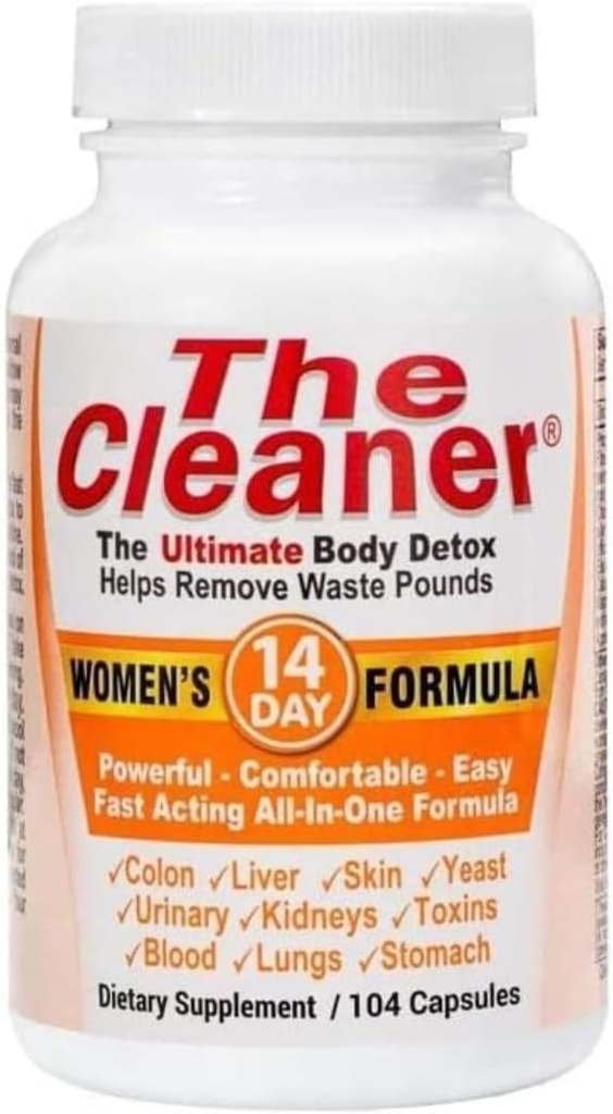 The Cleaner Women's 14 Day Formula Supplement, 104 capsule, potente, confortevole, facile e veloce
