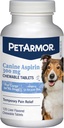 PetArmor Aspirin pour chiens de grande taille, anti-inflammatoire à action rapide et soulagement de la douleur pour chiens, soutien articulaire Vet-Qualité et la douleur Meds pour chiens, 120 comprimés aromatisés foie