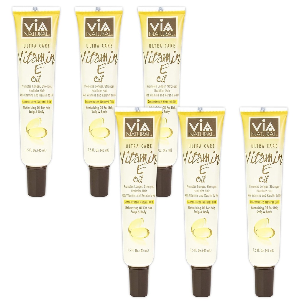 (PACK OF 6) Via Natural Ultra Care Oil- Vitamina E (1.5oz)
