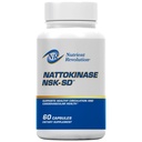 NSK-SD Nattokinase - Herz-Kreislauf-Unterstützung - Hohe Potenz Nattokinase Ergänzung - Optimiert Zirkulation, Non-GMO, Vegetarisch, JHFA & JNKA Erkannt - 60 Ct