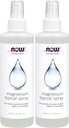 NOW Solutions, Magnesio Topical Spray, dal The Ancient Zechstein Seabed, Altamente Concentrato, 8 Fl Oz (Pack of 2)