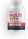 Multivitamine d'athlète Multivit+ - Nutriments d'origine alimentaire entière, soutient la performance et la santé musculaire, approvisionnement de 90 jours
