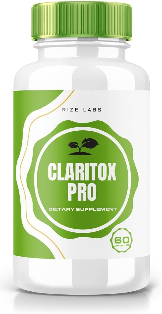 rize labs - Claritox Pro Advanced Pill Formula für Vertigo (60 Kapseln)