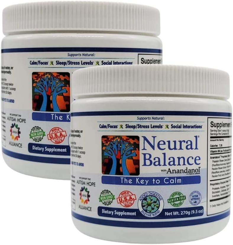 NEURAL BALANCE Anandanol mit proprietärer Verdauungsenzymmischung (Powder, 2 Pack)
