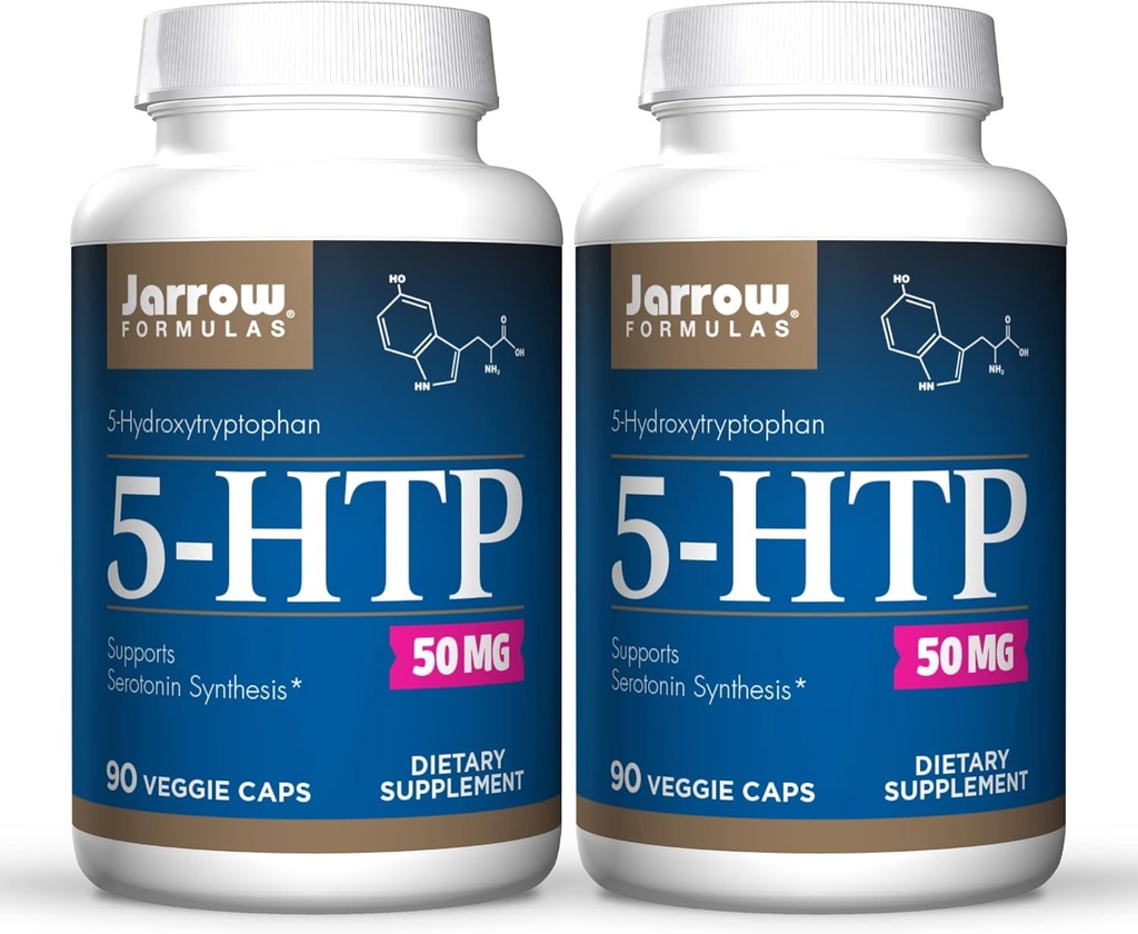 Jarrow 5-HTP 50 mg, 90 capsules (emballage multiple)