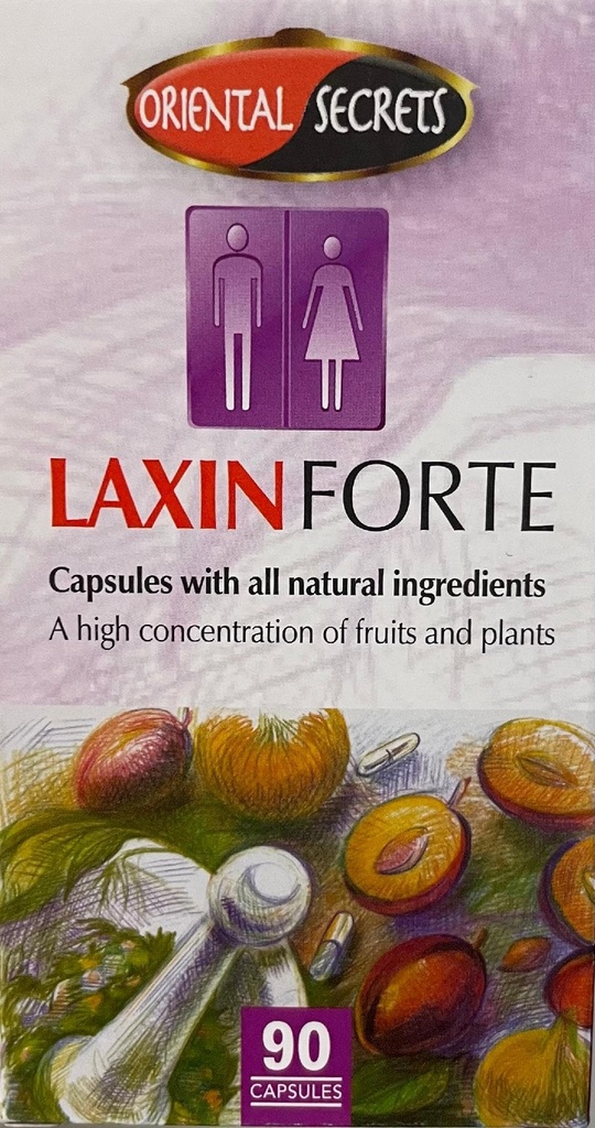 Laxin Forte Regular Bowel Bewegung 90 Kapseln Kosher
