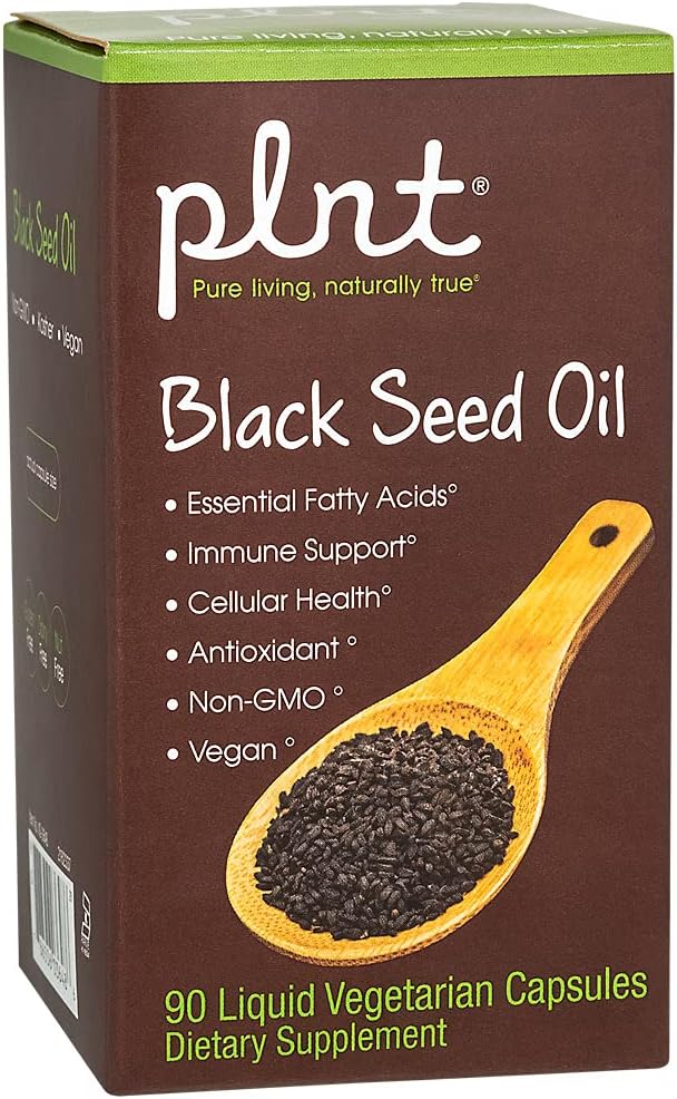 plnt Black Seed Oil Kapseln (90 Liquid Veggie Kapseln)