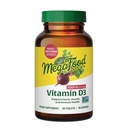 Megafood Vitamine D3 2000 UI (50 mcg) - Suppléments de vitamine D avec nourriture réelle, soutien immunitaire, soutient les os, les dents et les muscles, végétarien, certifié non-OGM, casher – 90 comprimés, 90 portions