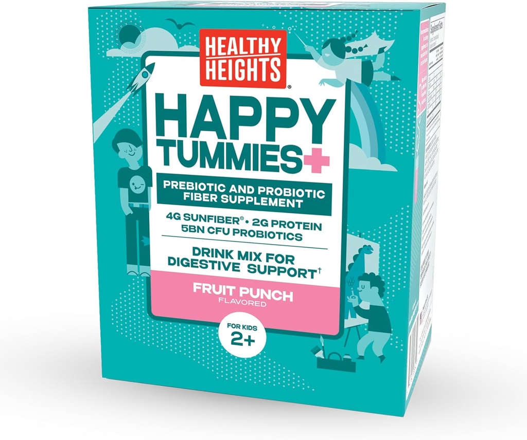 Buoni Tummies Prebiotico e Probiotico Supplemento di fibra per bambini Età 2+