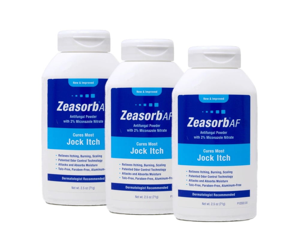 Zeasorb Antifungal Behandlung Pulver, Jock Itch 2,5 Oz (3 Pack)
