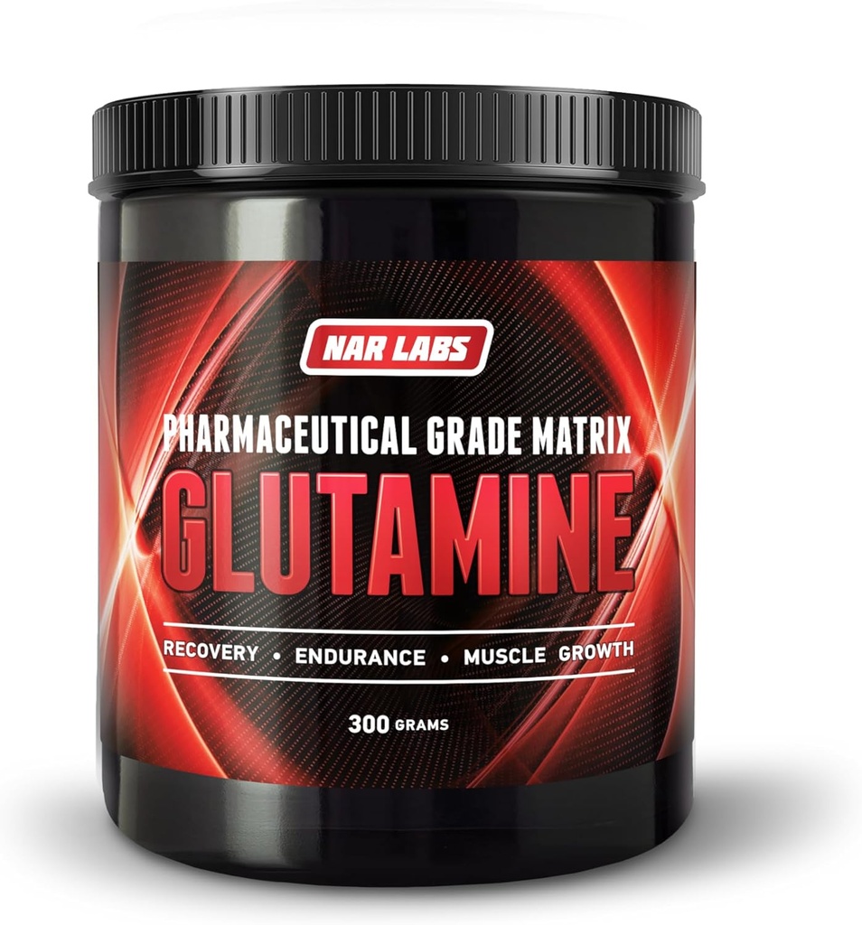 Glutamin Matrix 300 Gramm | Natürliche | Non-GMO | Glutenfrei | 60 Portionen