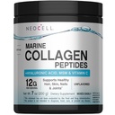 NeoCell Marine Collagen Peptides Powder | 7 oz | Unflavored Supplement | mit Vitamin C und MSM | Plus Hyaluronsäure | Prebiotic Fiber Beauty Blend | Haar, Haut und Nägel | für Frauen und Männer