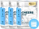 Cheers Relief | Next Morning Aid with Ginger + White Willow Bark | Fühlen Sie sich besser nach Trinken | 36 Doses | Ginger, White Willow Bark, L-Theanine, Koffein