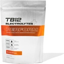 TB12 Electrolytes Plus Perform - Pre-Workout Electrolytes Powder with Adaptogens & Nootropics | Supports Energy, Focus, and Endurance | Sugar Free, Vegan, Non GMO Electrolyte Powder Packets