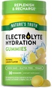 La vérité de la nature Gommies d'électrolyte pour l'hydratation.
