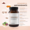 Integratore cutaneo con antiossidanti, integratori di salute e bellezza con multivitaminici per la pelle di Glowing, Anti Aging Vitamins Dermal Radiance