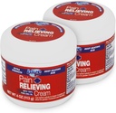 Blue Goo Crème de soulagement de la douleur de force maximale - Rubule de chauffage profond pour dos/col, Muscle de sport / joint, Sprains, Bursistis, Strains - 2 paquets de 4 oz, fait avec l'huile d'émeu 100% pure