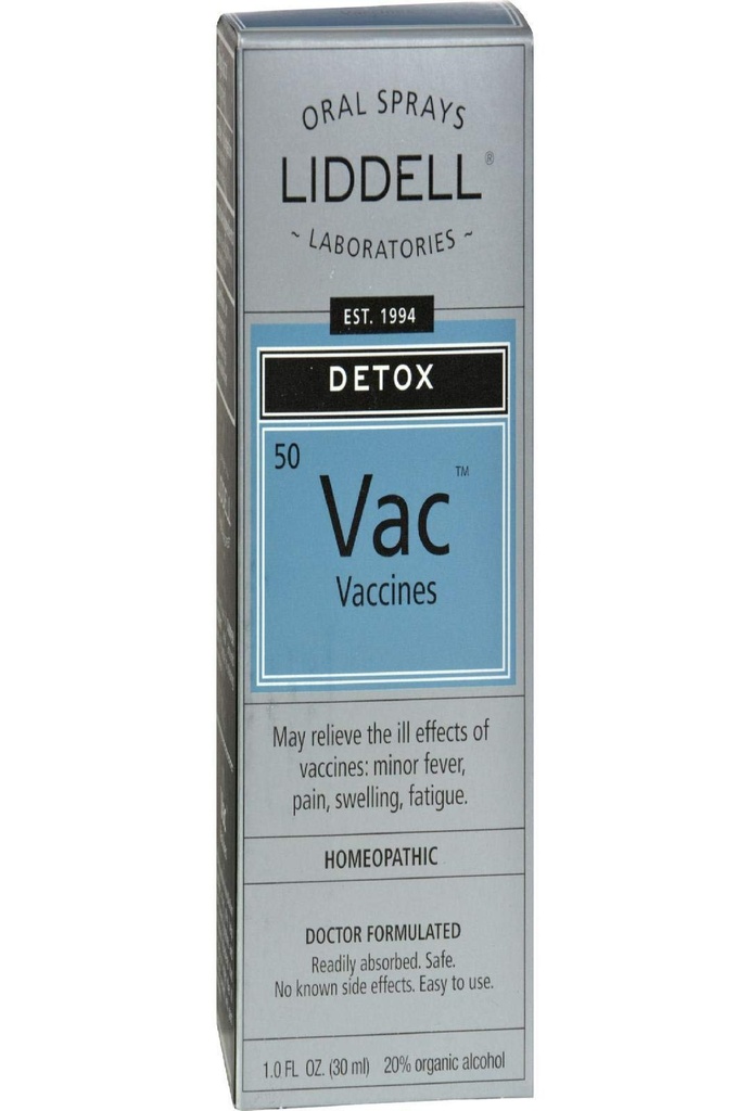 Liddell Détox de vaccin homéopathique gouttes buccales - 1 Oz