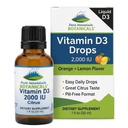 Pure Mountain Botanicals Aromaed Vitamina D Gocce – Arancione e Limone Aromaed Liquid Vitamina D3-2000iu per Serve - 1oz Bottiglia