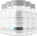 rize labs Atinnuris Capsules, Nahrungsergänzungsmittel zu helfen, Ear Nerves zu beruhigen, gesundes Hören zu unterstützen, Erweiterte Formel Pillen - Paket von 5(300 Kapseln)
